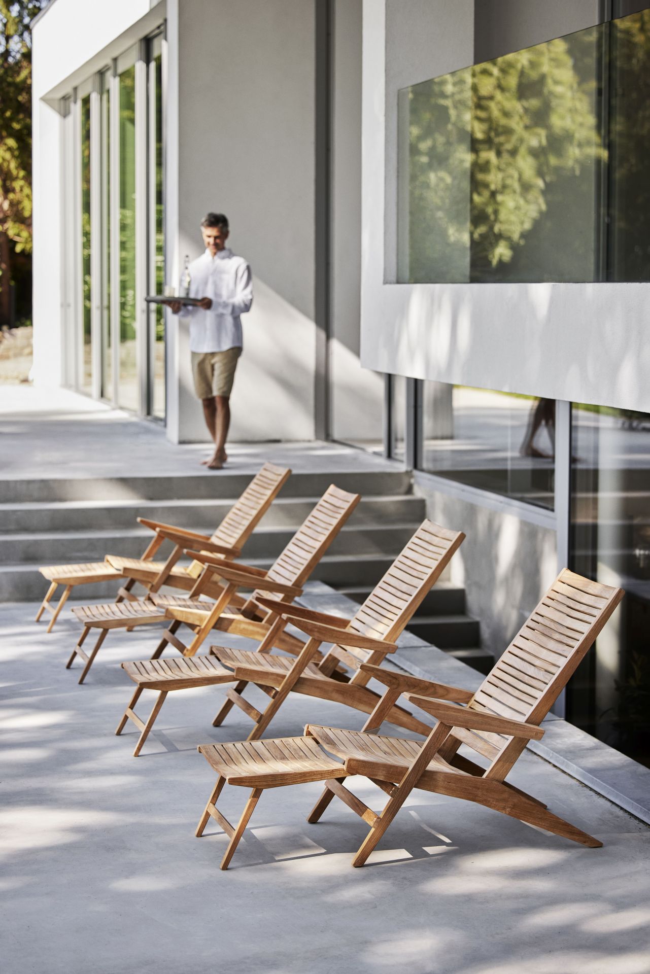 Flip Deckchair Cane-Line