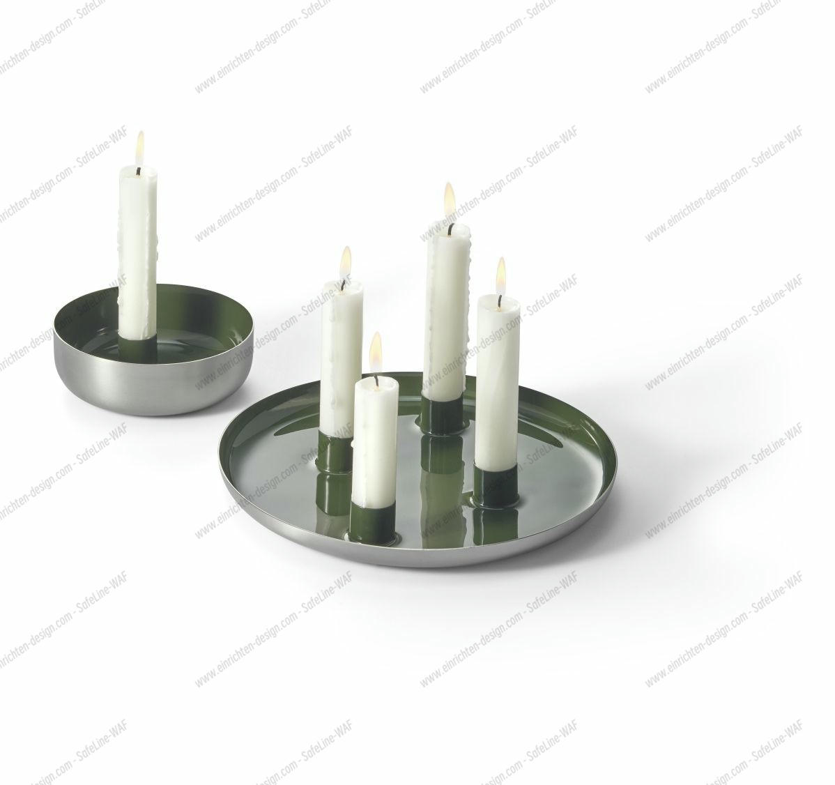Biel 1 candle bowl steel Philippi