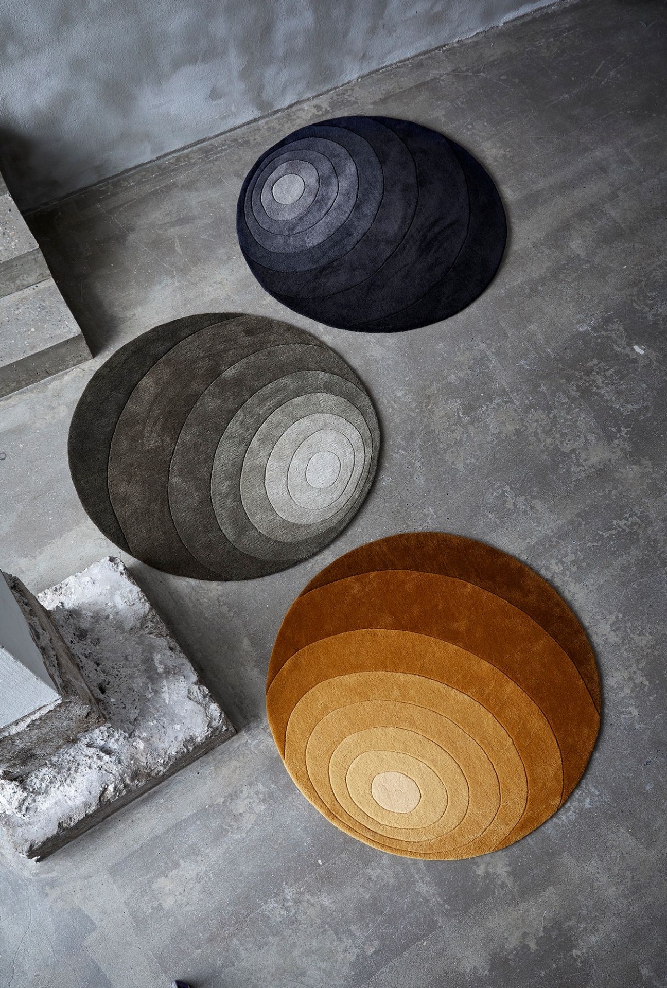 Luna Rug Dark Yellow Verpan