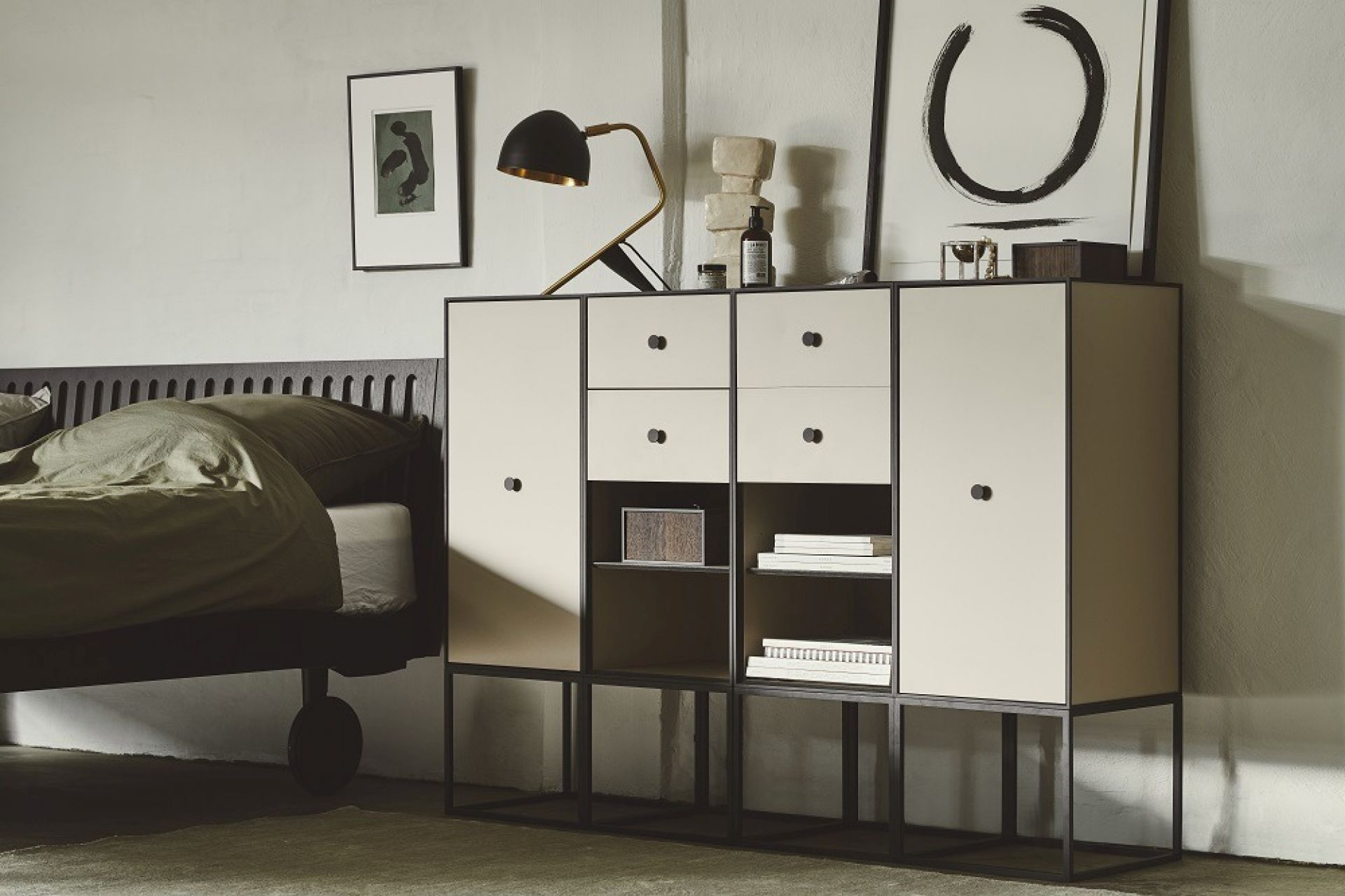 Frame 70 Sideboard Element with Shelf and 2 Drawers Audo