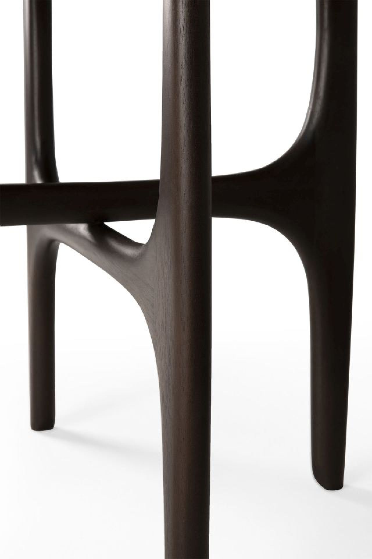 PI Side Table Mahogany Dark Brown Lacquered Ethnicraft