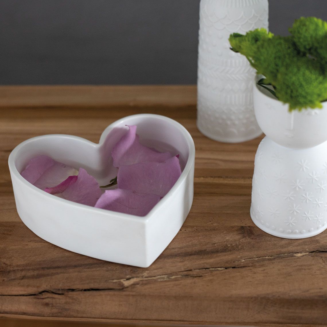 Handmade mould heart bowl wheels