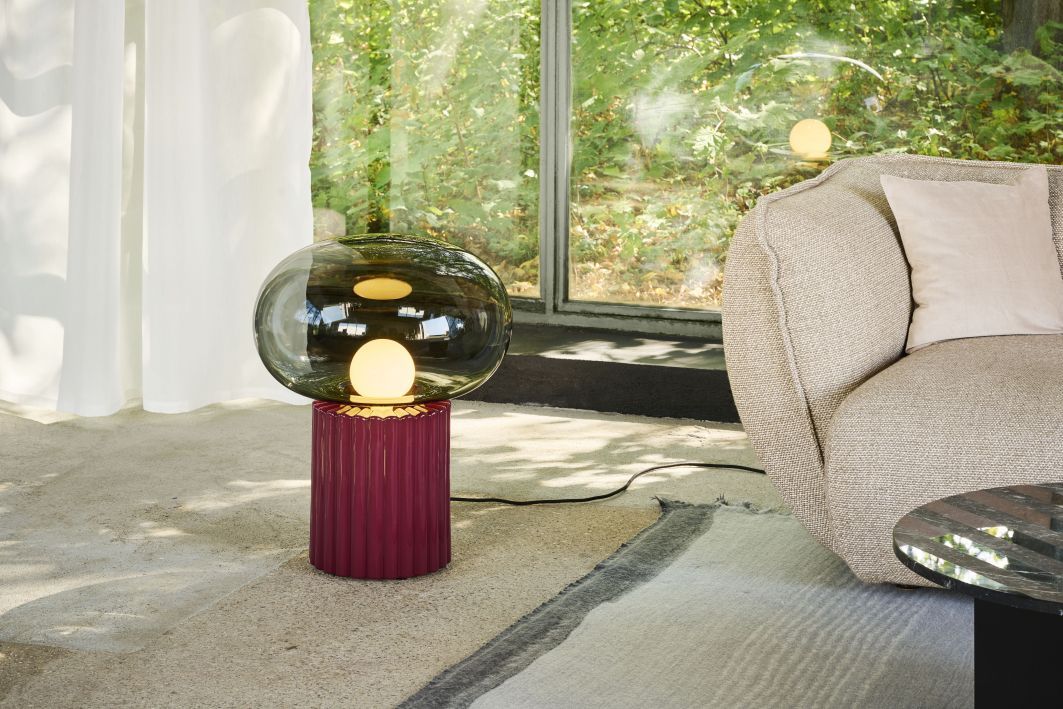 Fungi Floor Lamp Wine red Favius