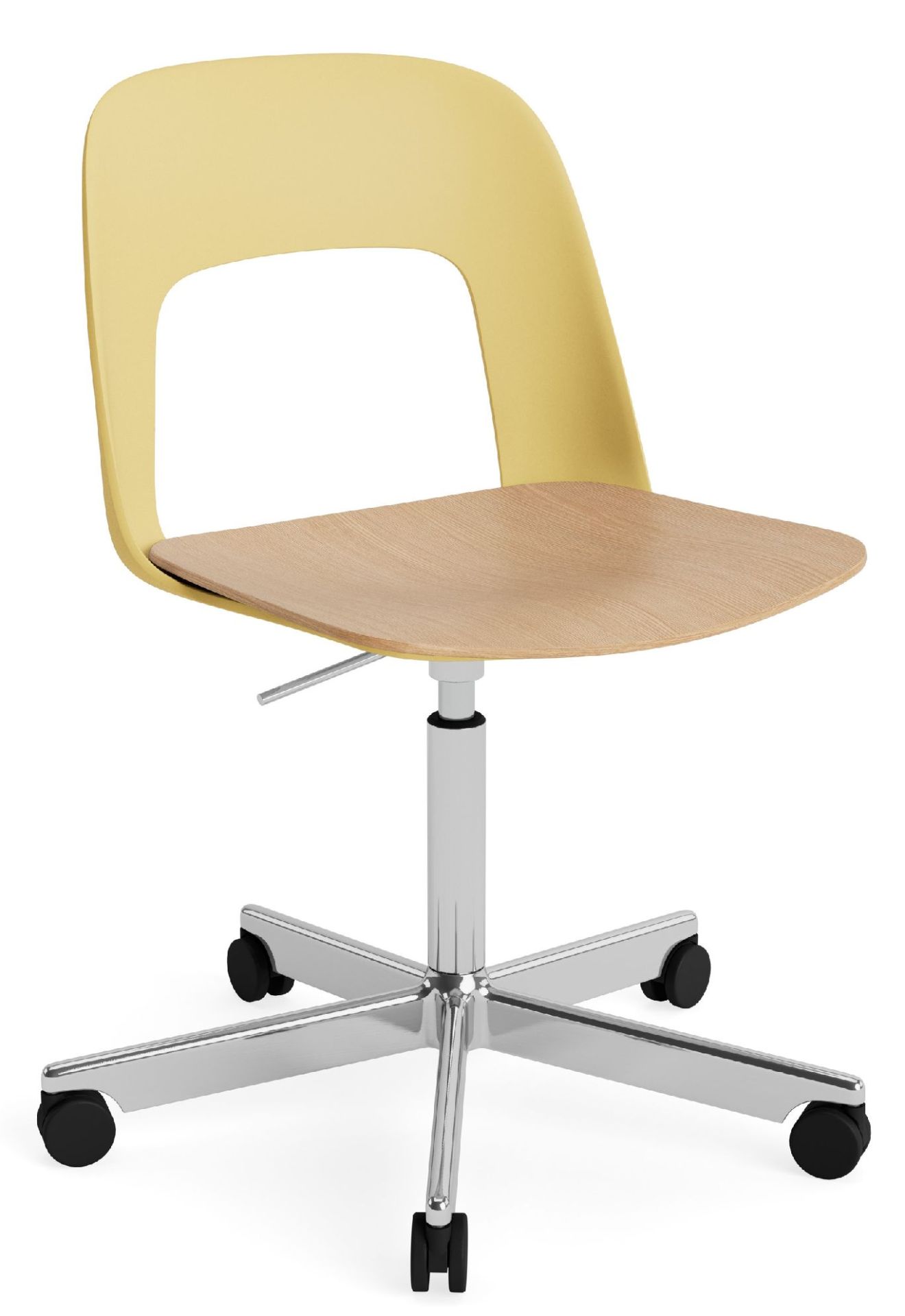 Layout Side Chair 142 5-star swivel base chair Hay  