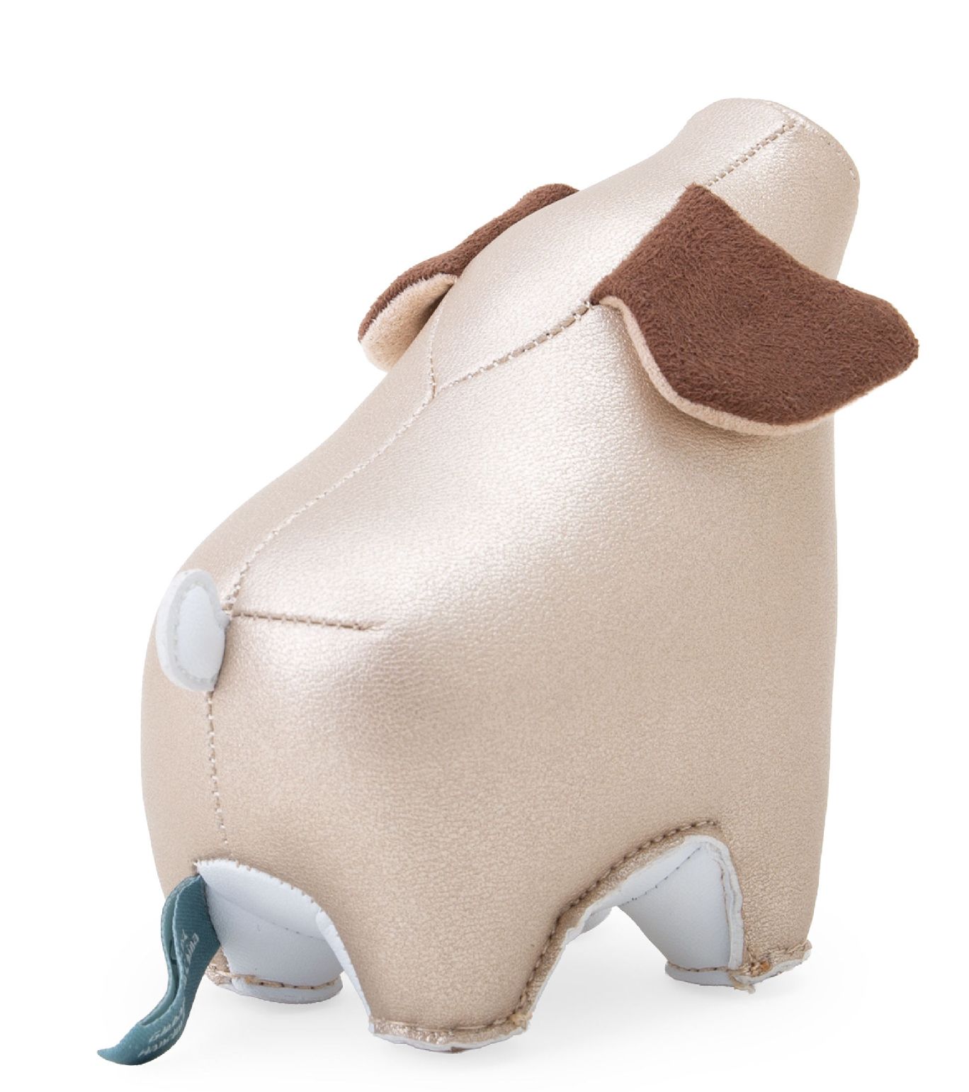Bookend pig Piya Pearl Gold / White Züny