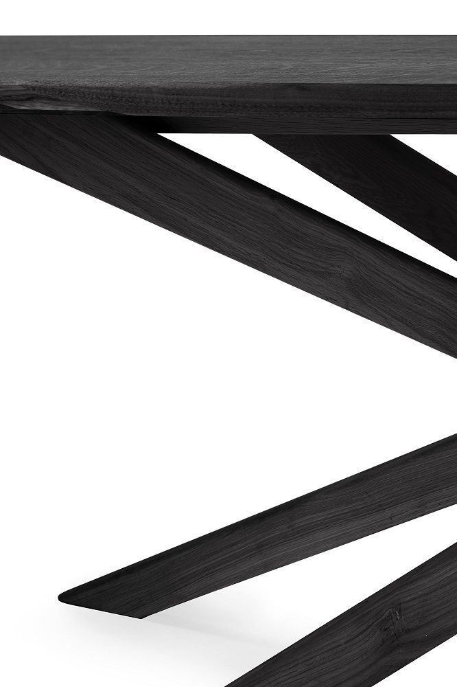Mikado Dining table rectangular Oak black Ethnicraft