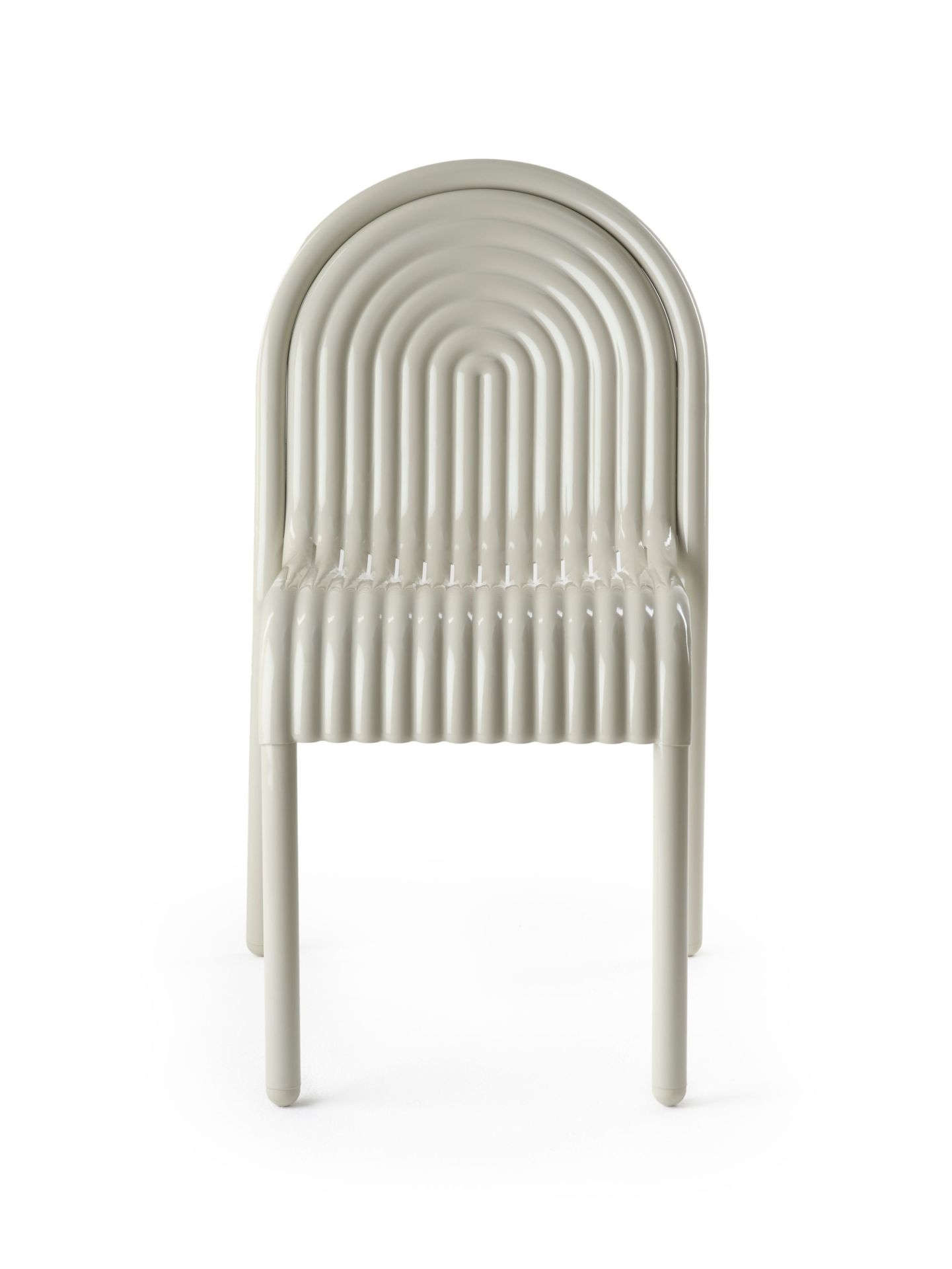 Groove Outdoor Side Chair Putty Tom Dixon