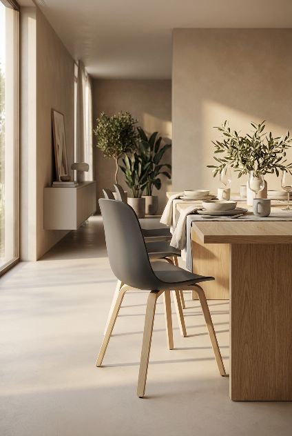 Elephantino chair Kristalia wooden frame