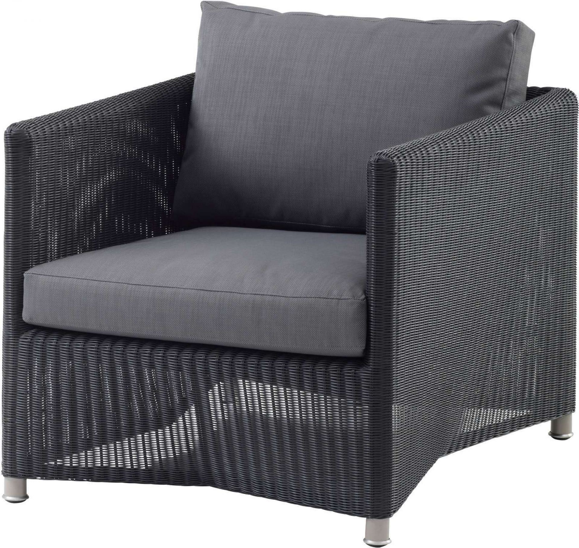 Diamond Outdoor Lounge armchair Cane-Line Graphite