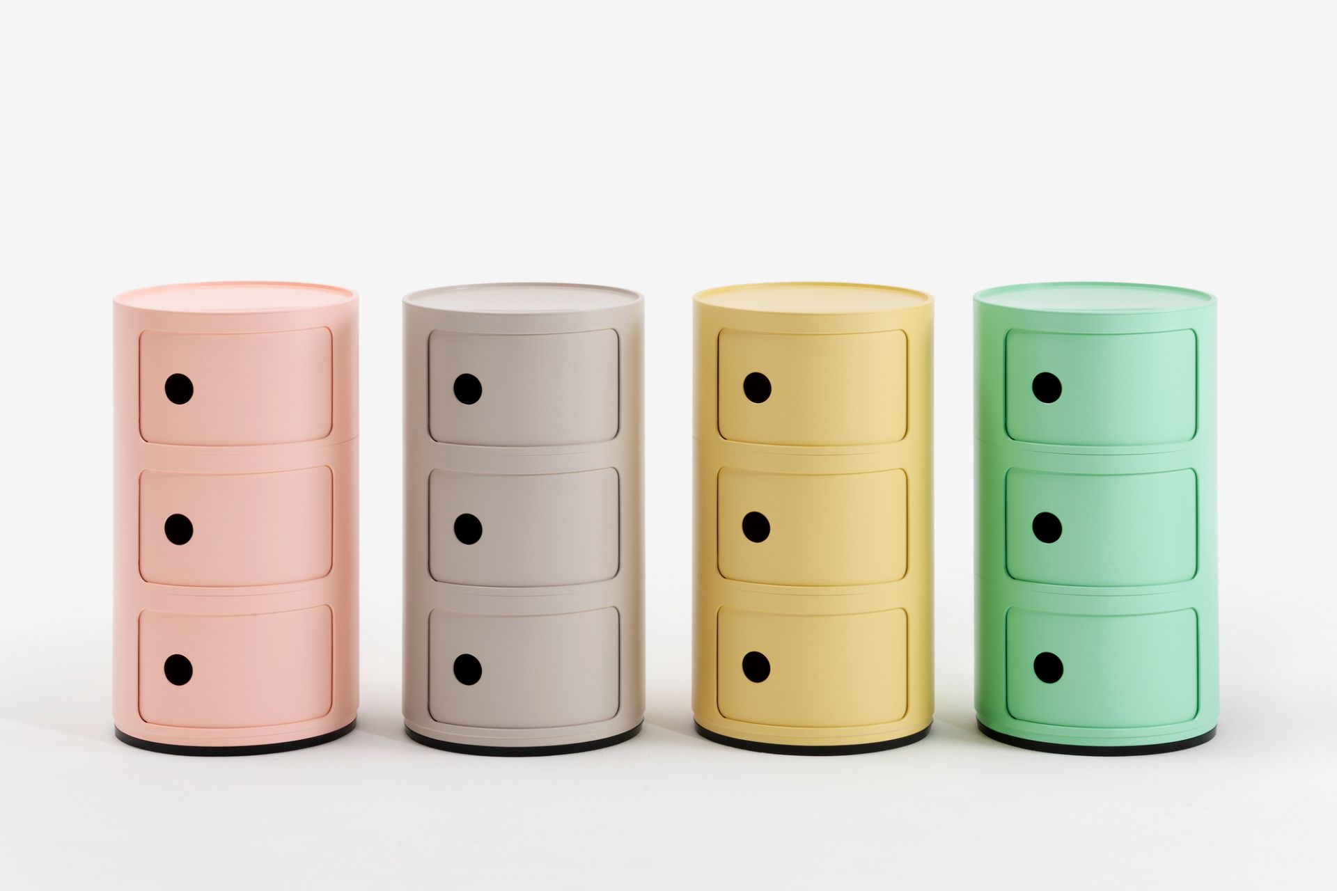 Componibili BIO 5970 3-piece element GREEN Kartell SINGLE PIECES