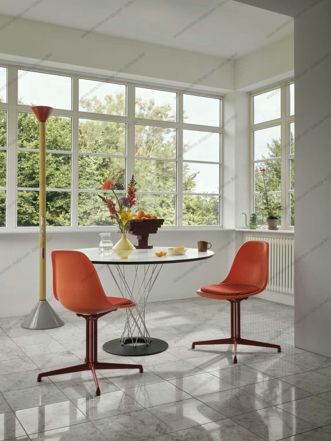 Eames Fibreglass Side Chair La Fonda Red Orange Vitra LIMITED EDITION 