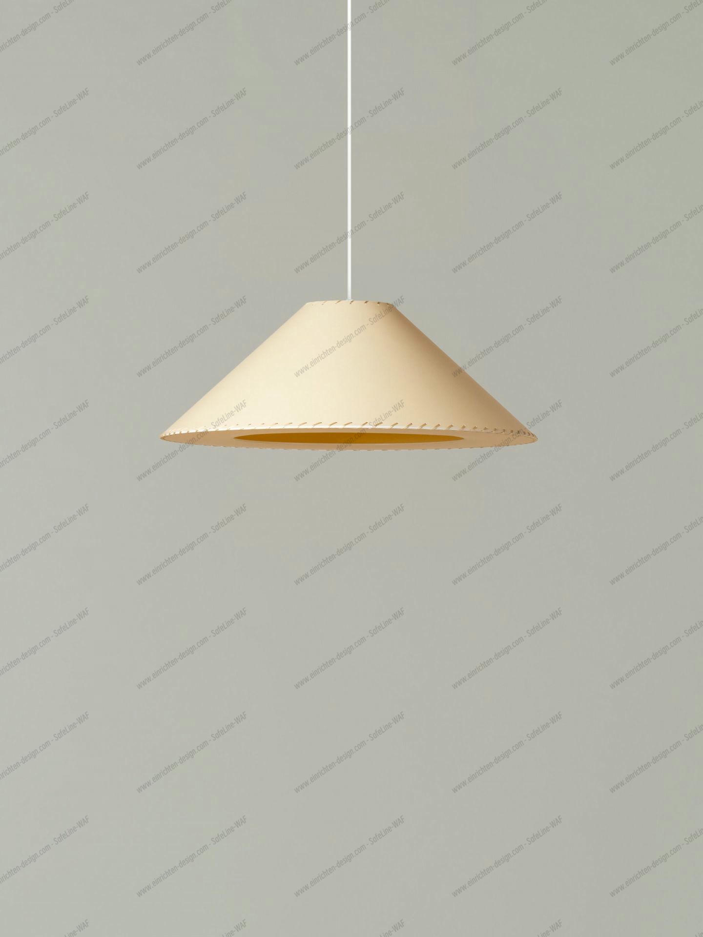 Sísísí cónicas planas MT5 Suspension lamp Ø64cm beige Santa & Cole
