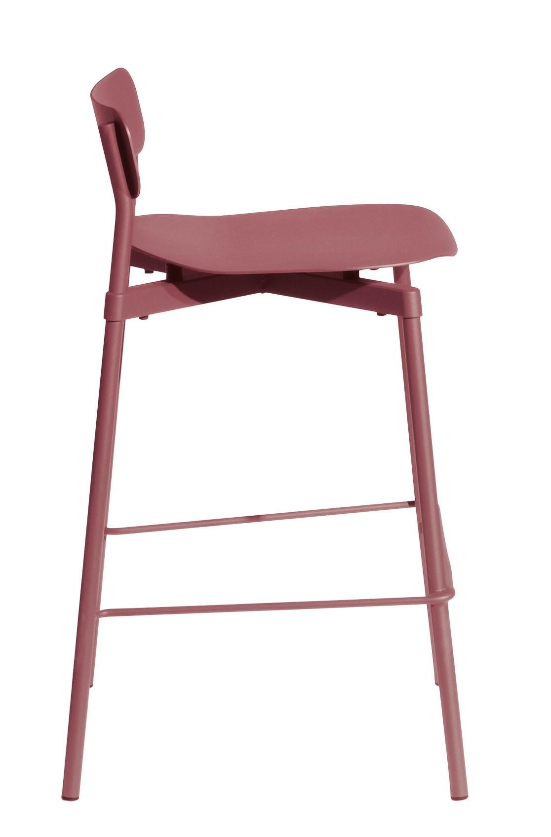 Fromme Barstool Bar Stool H 65 cm Petite Friture Brown red Fromme Barstool Bar Stool H 65 cm Petite Friture Brown red