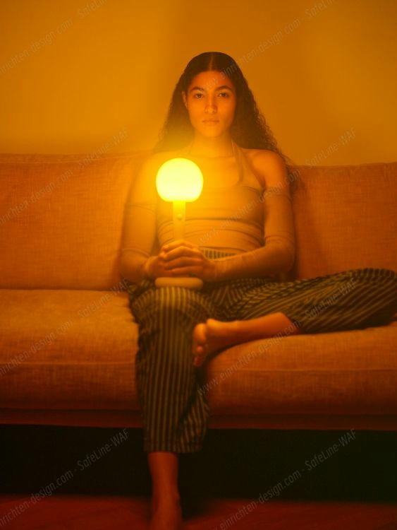 Fire rechargeable LED table lamp Grau
