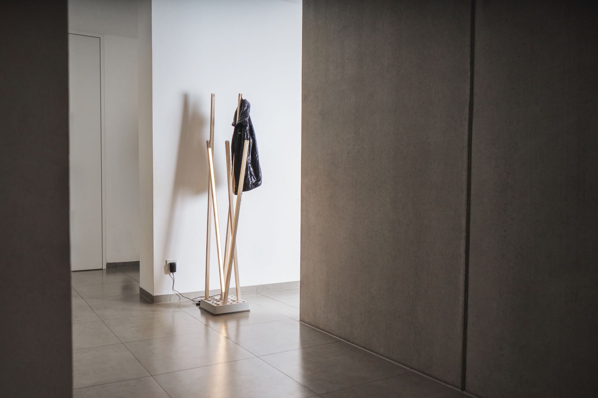 Pin Coat rack / Pin Light Nils Holger Moormann