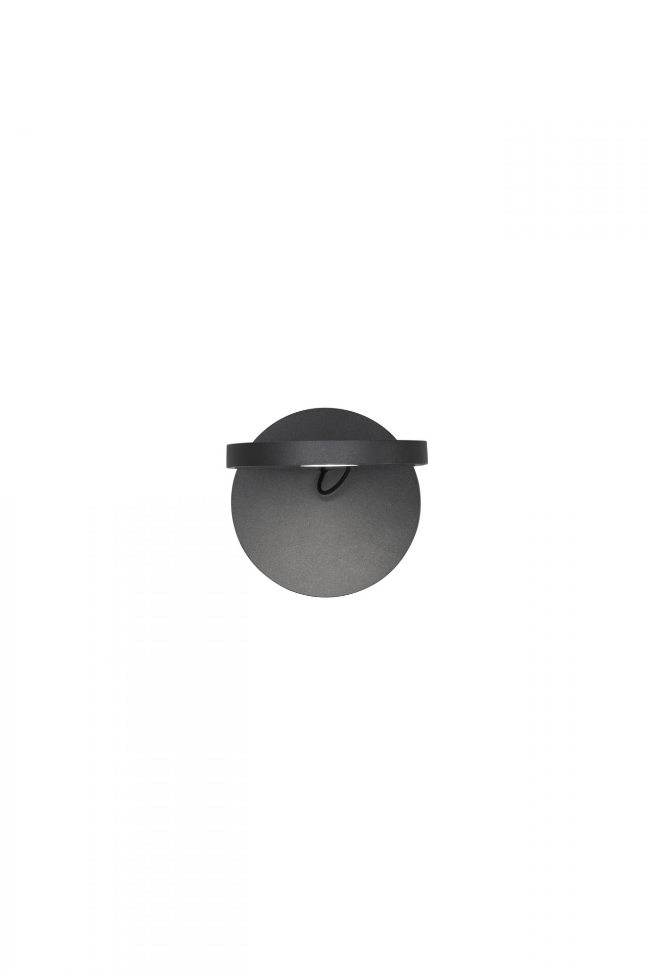 Demetra Faretto wall lamp with switch black matt Artemide