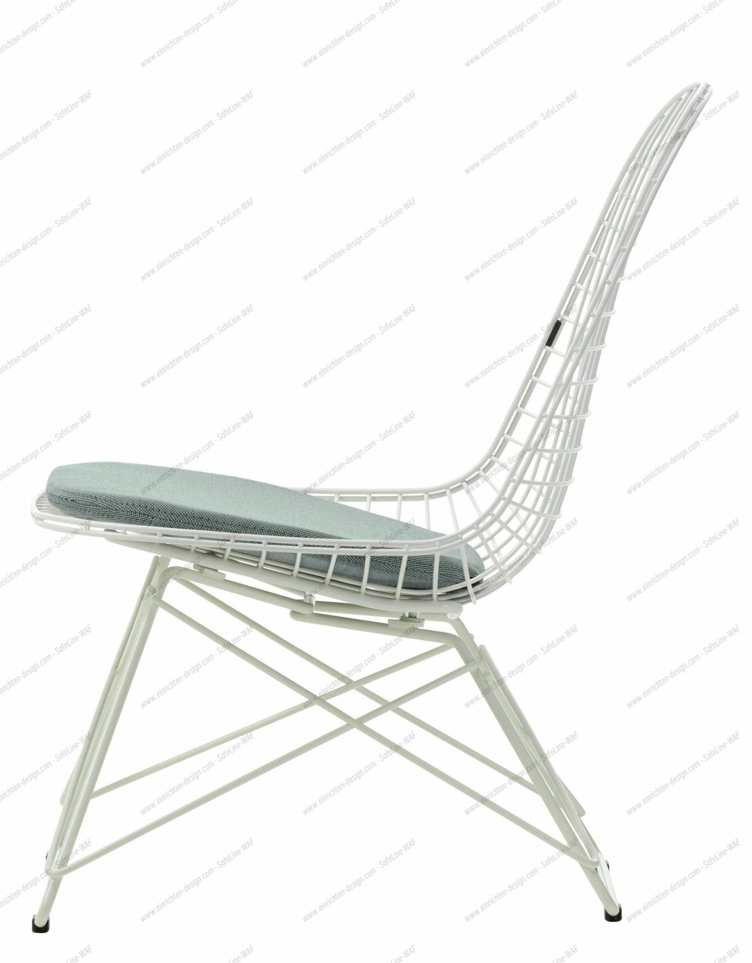 LKR-5 Wire Chair Chair with Seat Cushion Vitra