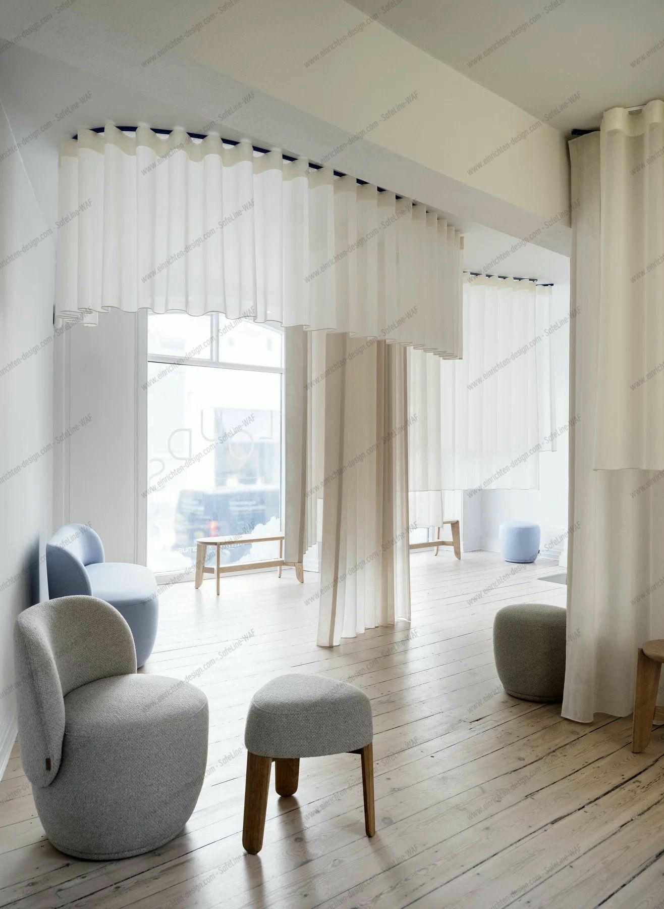 Kuon 2-seater sofa Blomus Boucla - Shitake 