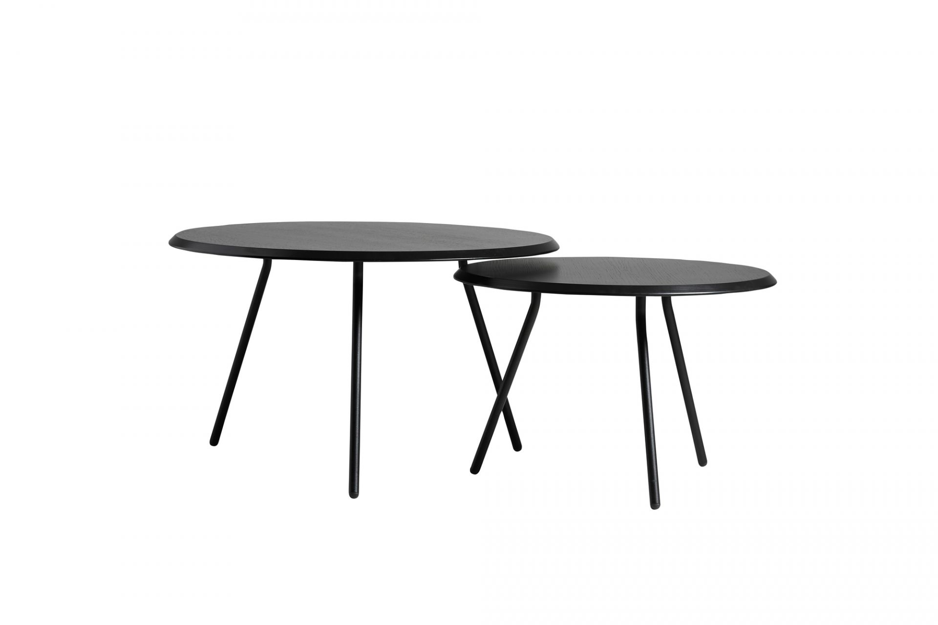 Soround Coffee Table Ø 60 cm Woud Black Oak - 39 cm