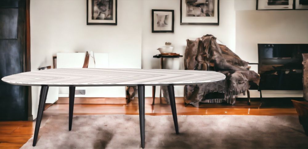 2318 Tweed Marble Dining Table W 250 cm Zanotta
