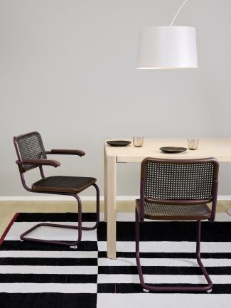 S 64 V Tubular steel classic cantilever chair Thonet