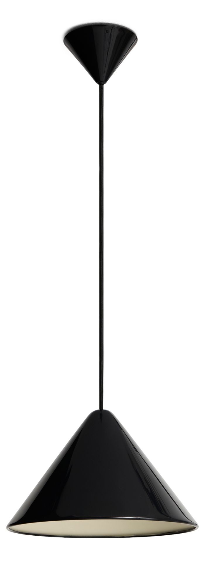 Compass Pendant 260 Pendant Lamp Aluminium Soft black Hay