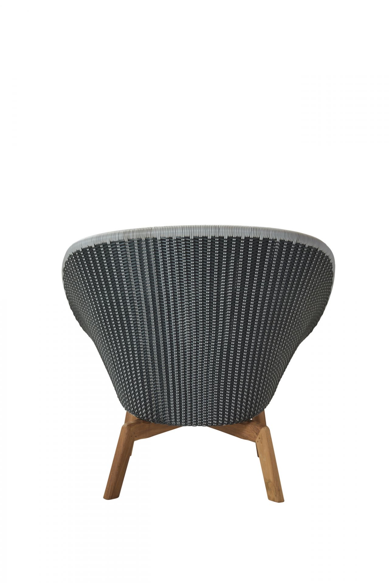 Peacock Outdoor Lounge chair Fiber Cane-Line gray