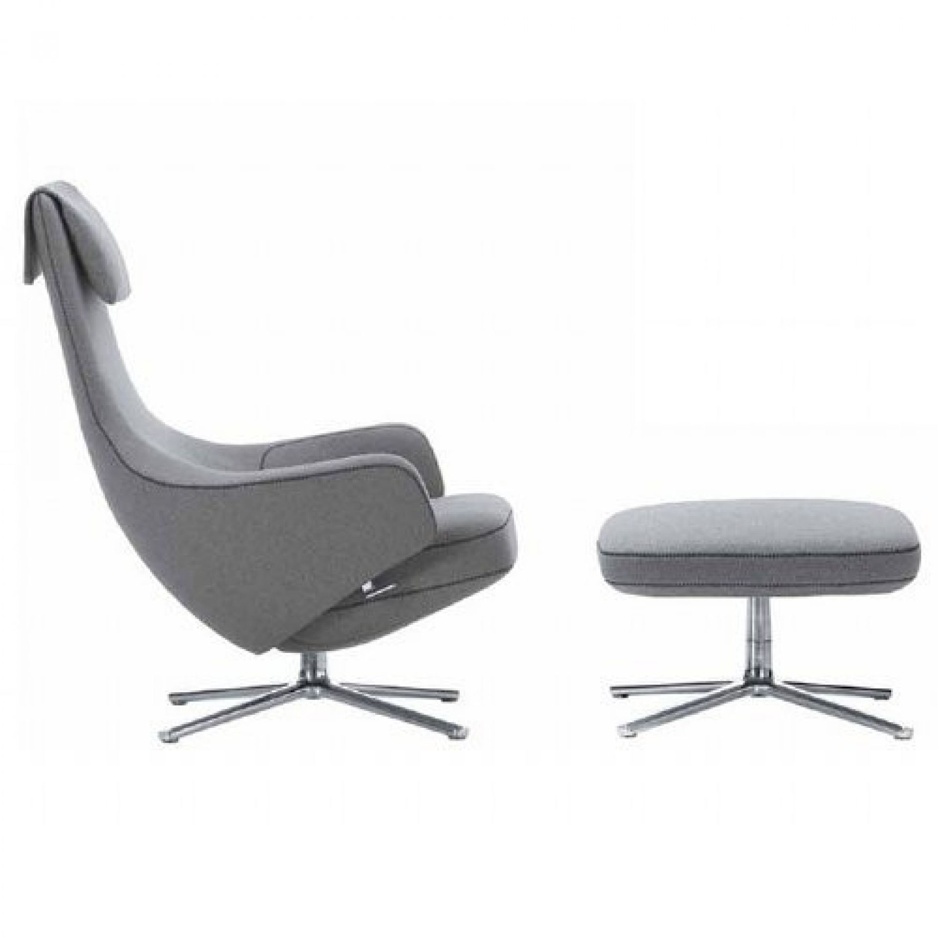 Repos Armchair + Ottoman Vitra