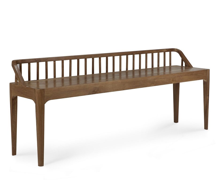 Spindle bench Ethnicraft Teak
