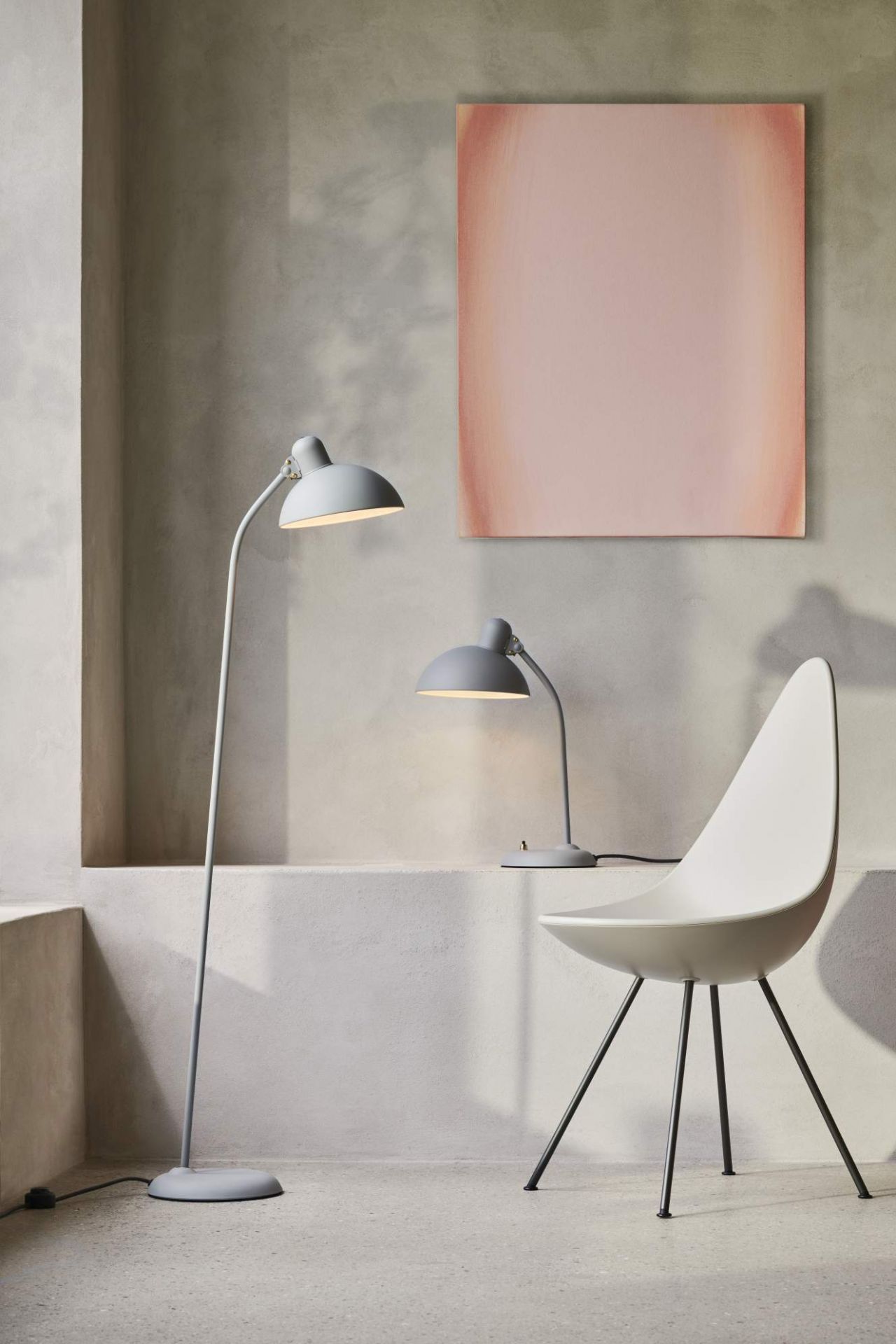 6556 T Table Lamp KAISER idell Fritz Hansen Easy grey