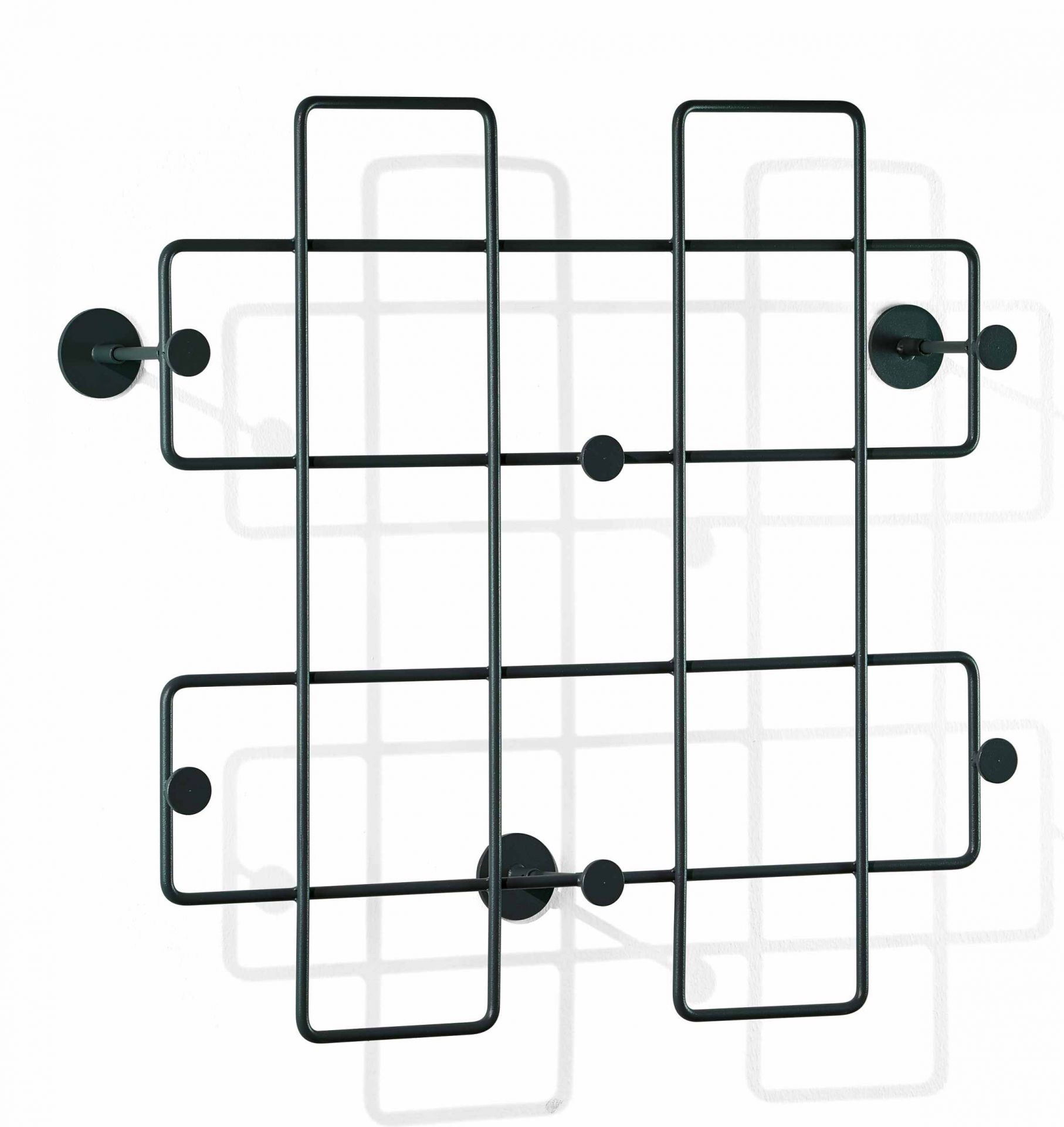 Bazar wall coat rack large black Richard Lampert
