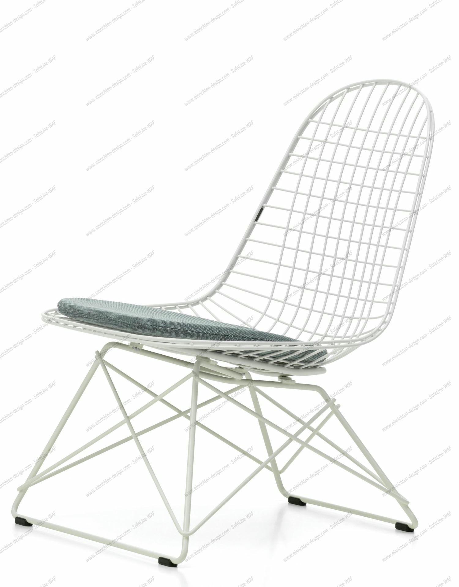 LKR-5 Wire Chair Chair with Seat Cushion Vitra