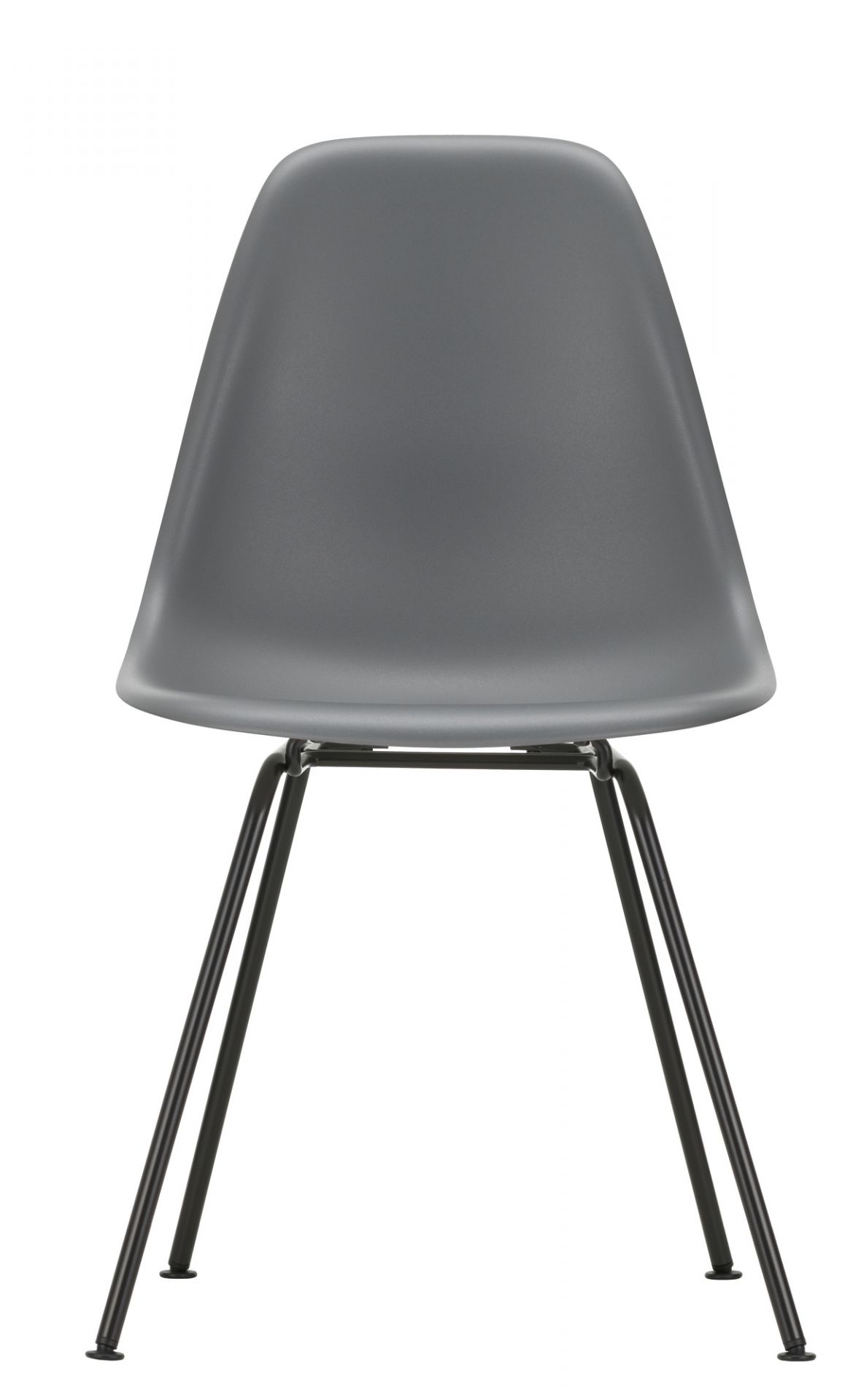 Eames Plastic Side Chair DSX Chair Vitra Colours 2019 Black - Granite grey