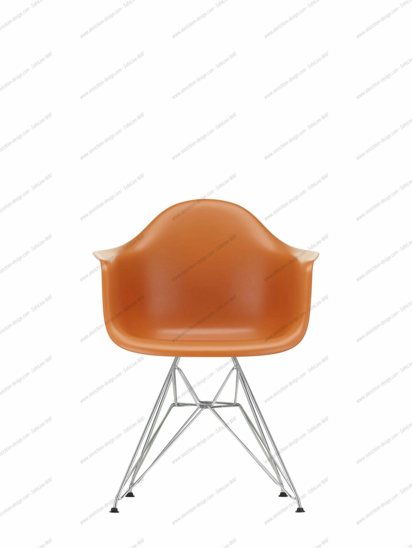 Eames Plastic Arm Chair DAR Chair Vitra Chrome - Forest
