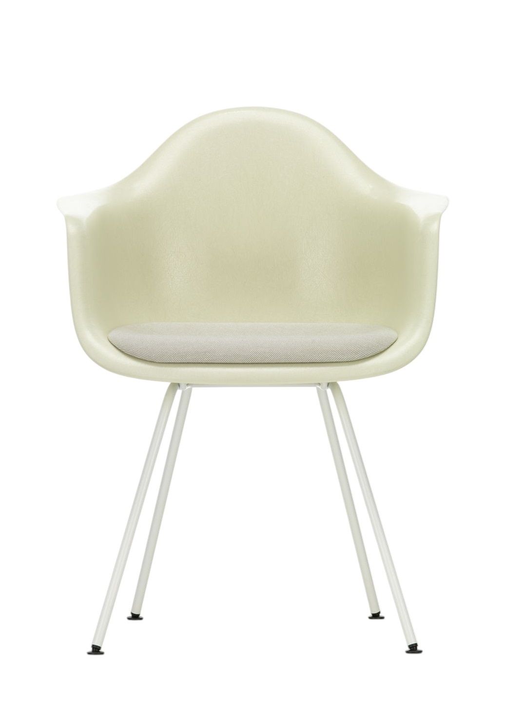 Eames Plastic Arm Chair DAX with seat cushion Vitra