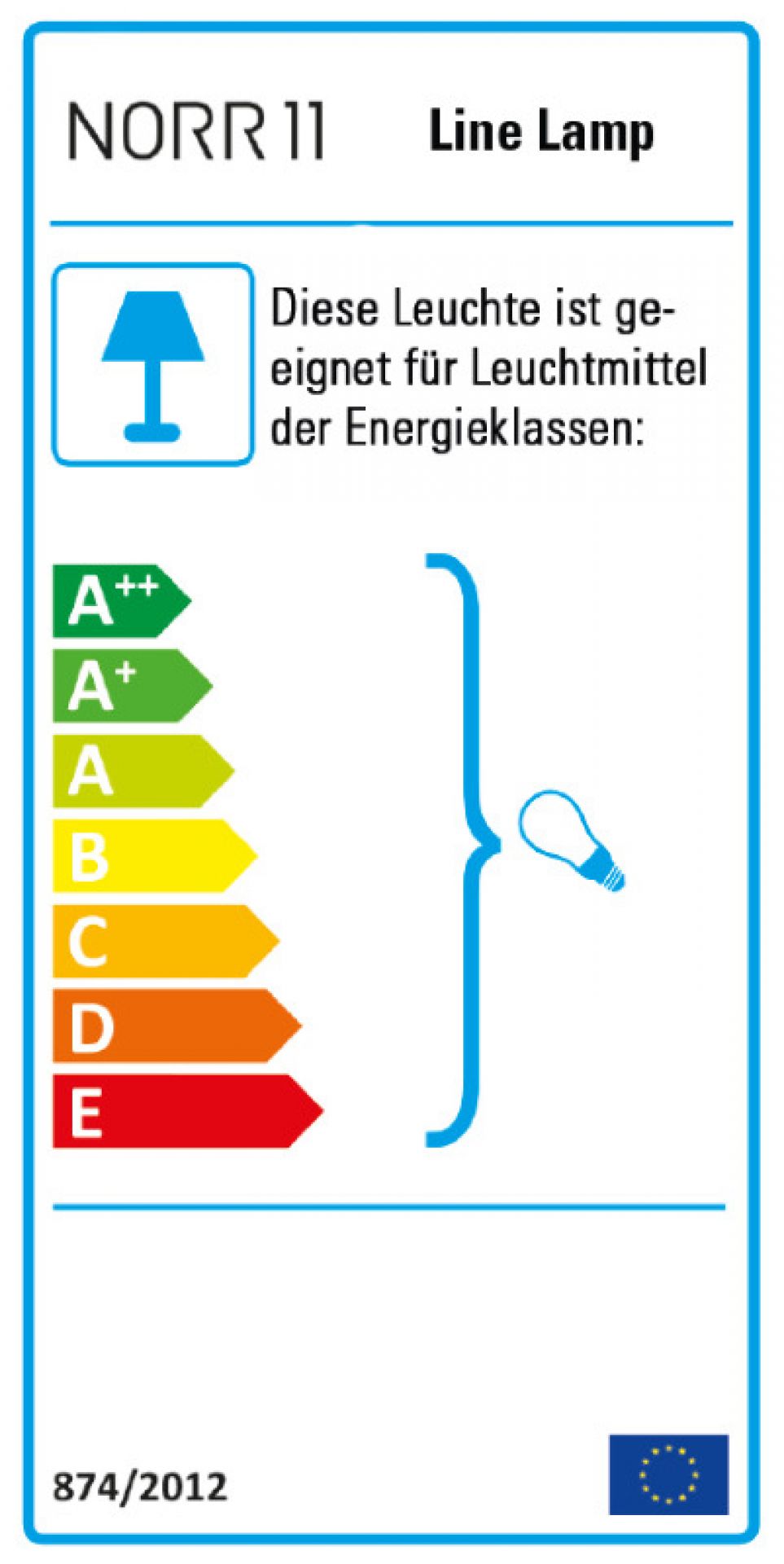 Line Two Floor Lamp NORR11-Weiß