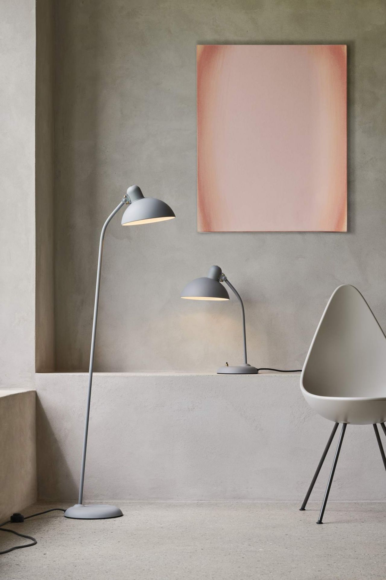 6556 T Table Lamp KAISER idell Fritz Hansen Easy grey