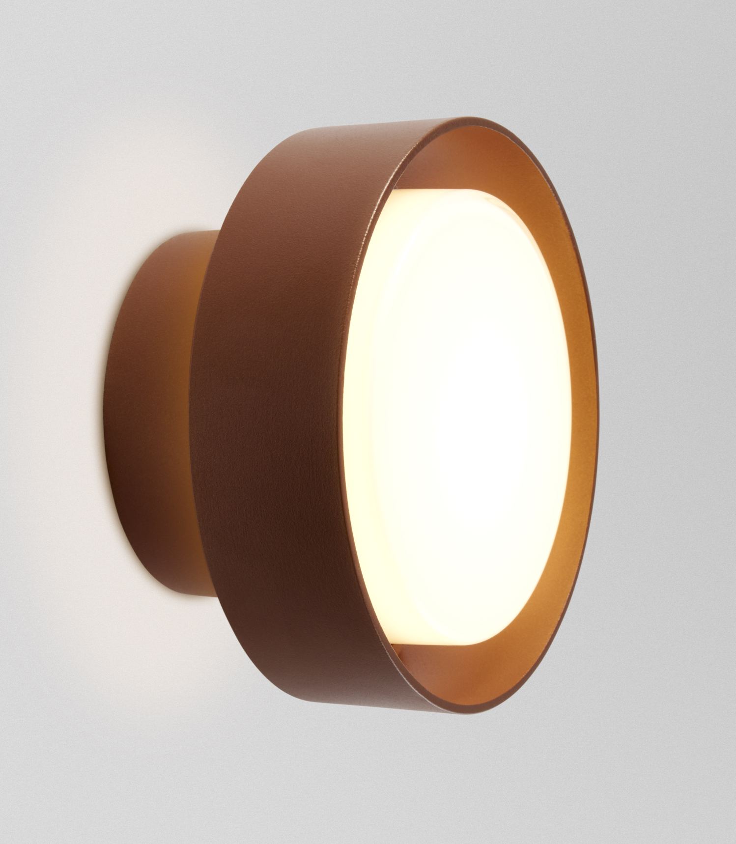 Plaff-On! 16 IP65 Wall light marset Rusty brown