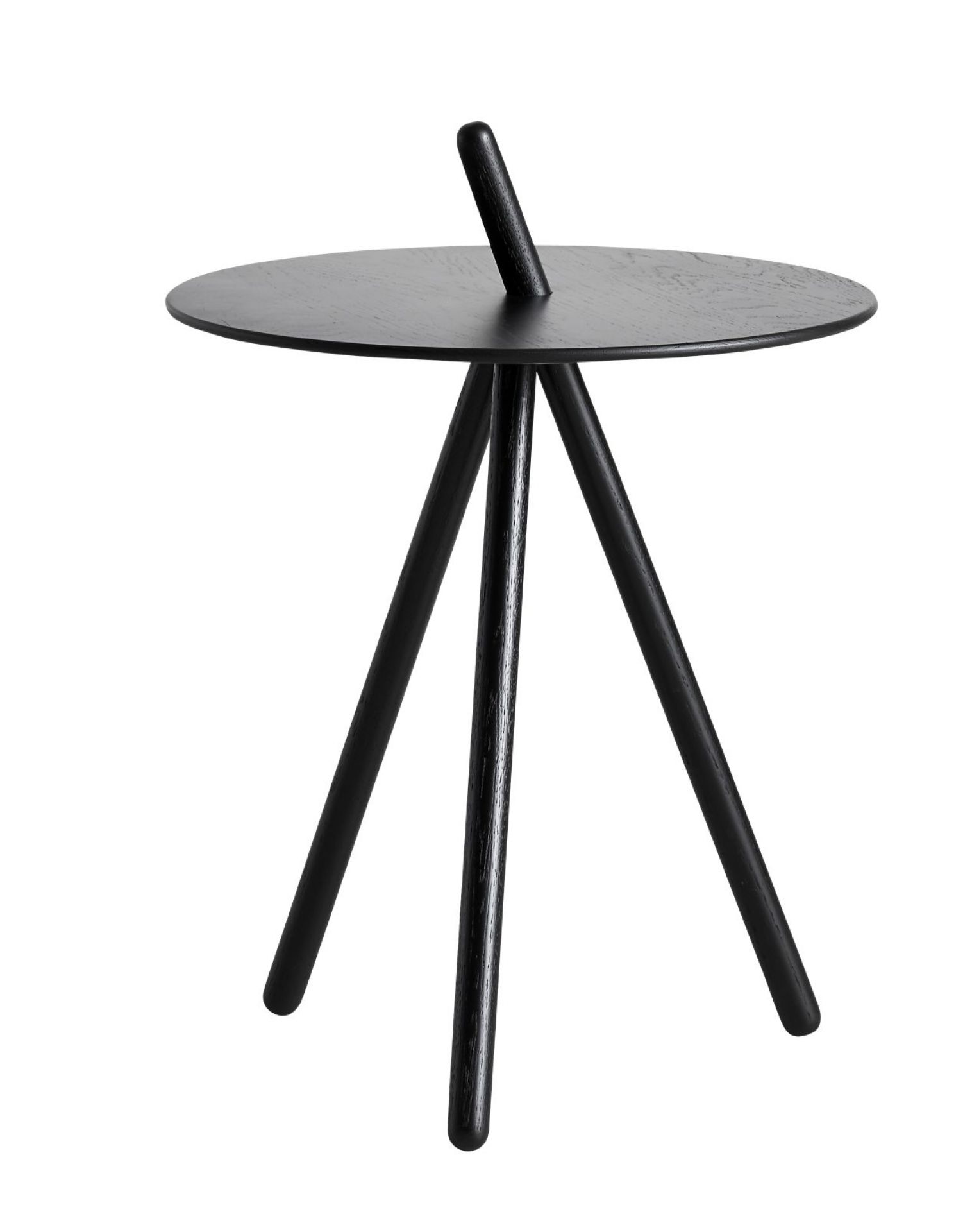 Come Here Side Table black  Woud