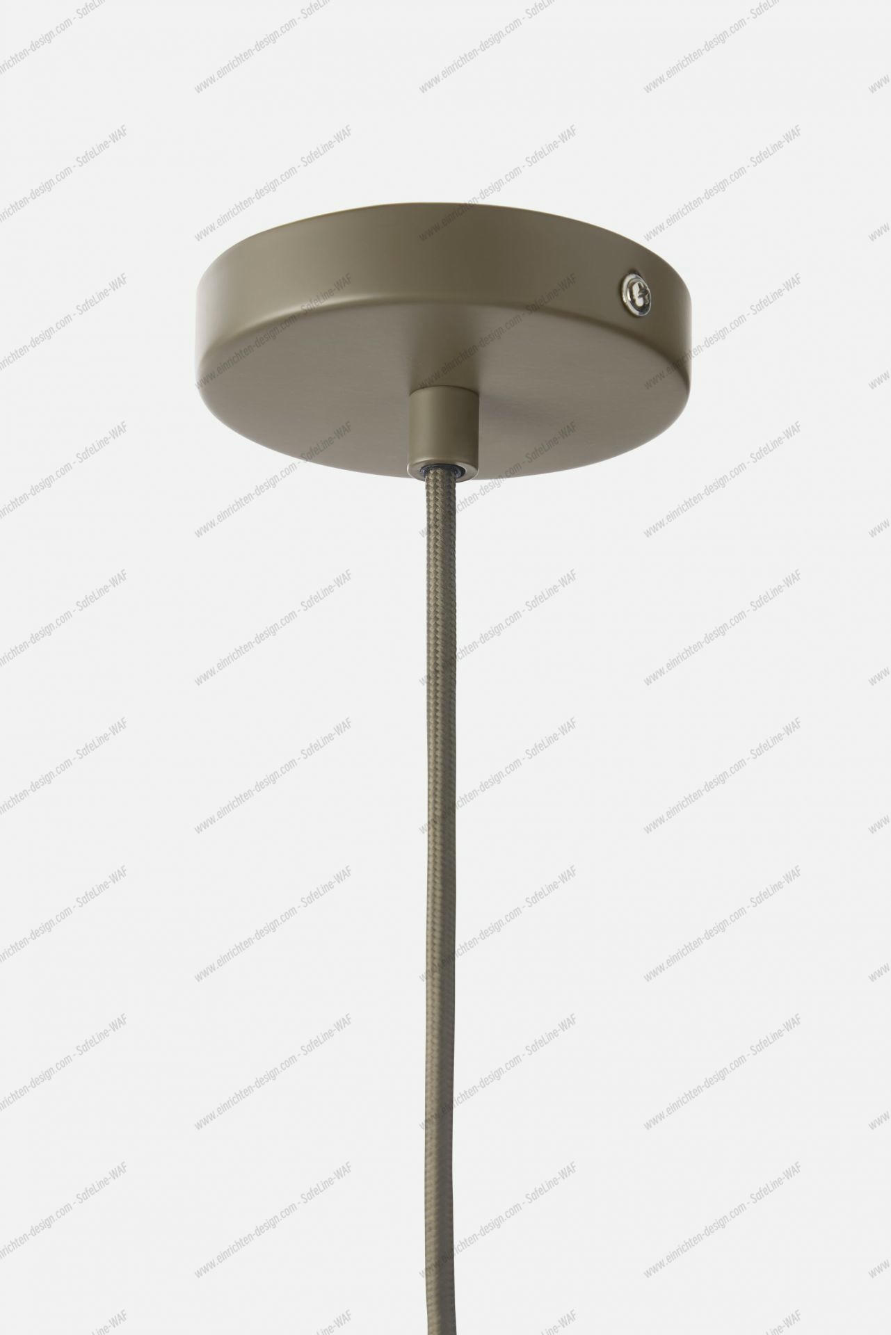 Stone Pendant Lamp Small Taupe Woud Detailaufnahme der Deckenbefestigung der Stone Pendant Pendelleuchte klein in Taupe von Woud.