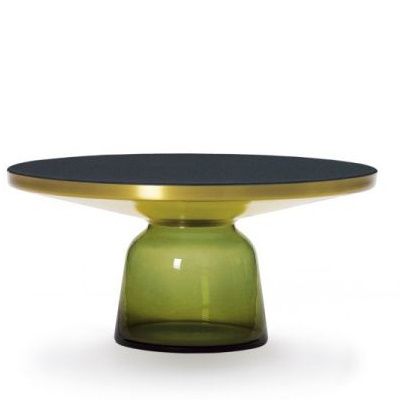 Bell Coffee Table Coffee Table Brass Olive Green ClassiCon