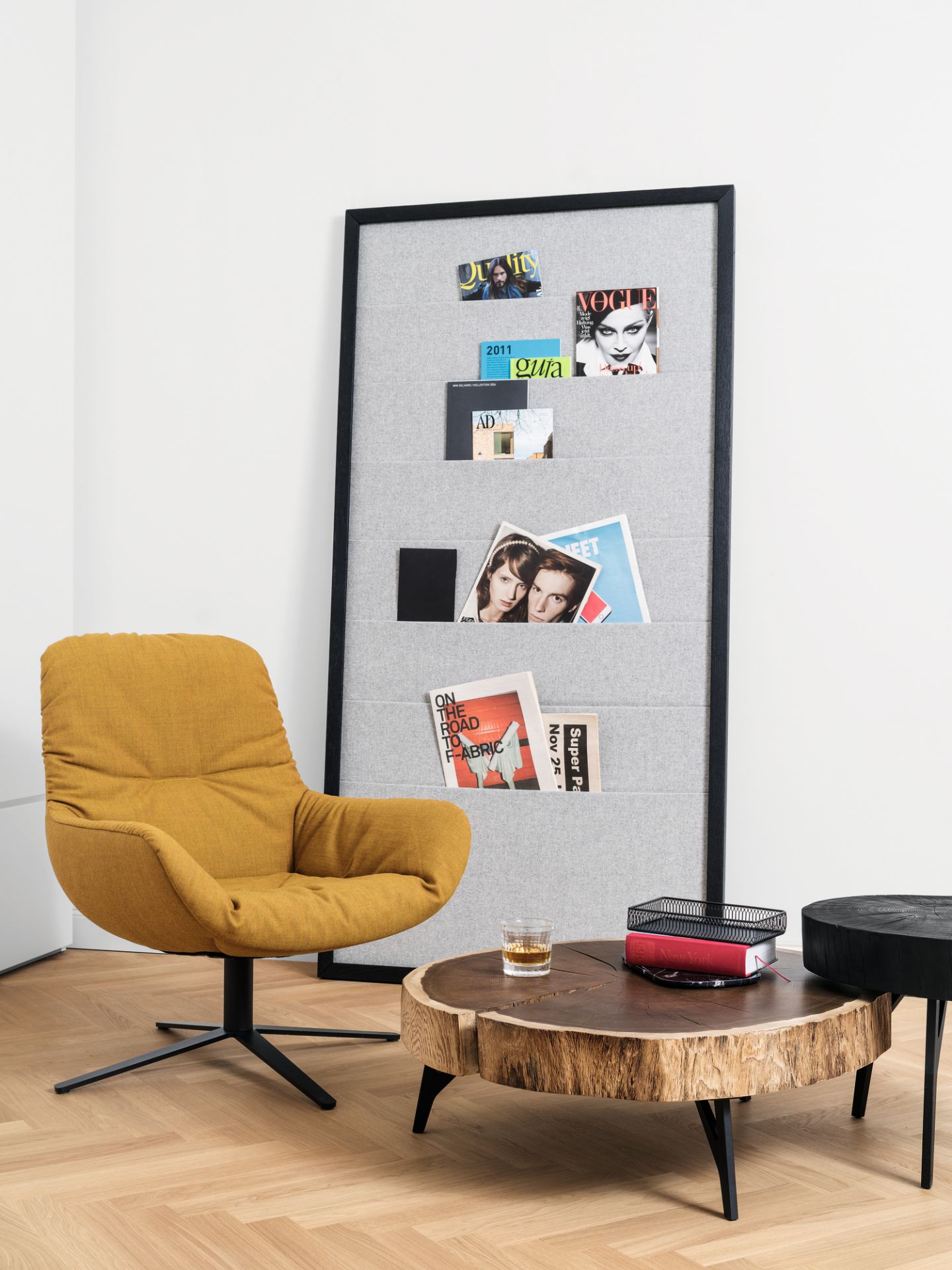 Stomp side table H52 charburned Janua