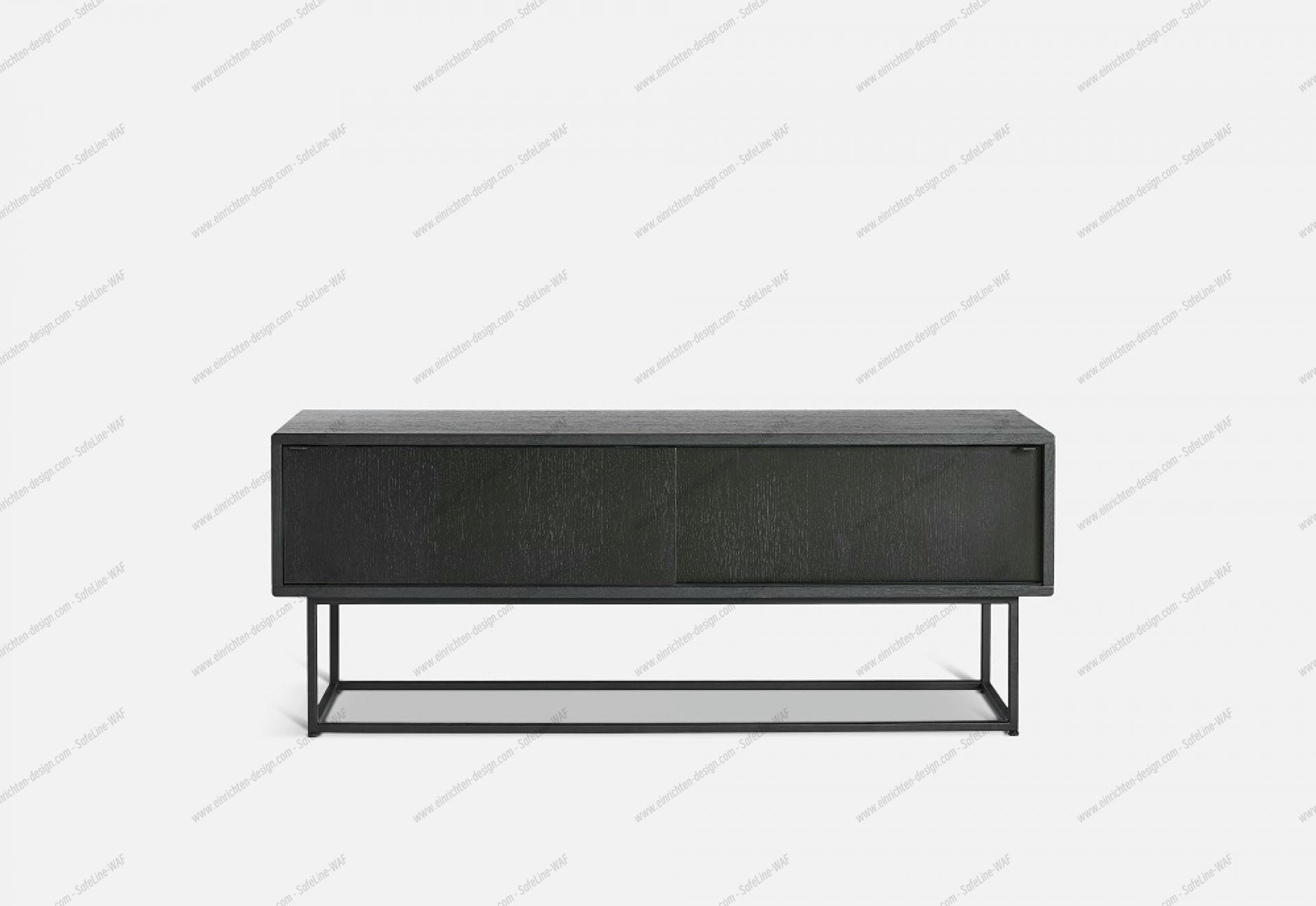 Virka Sideboard low Woud black