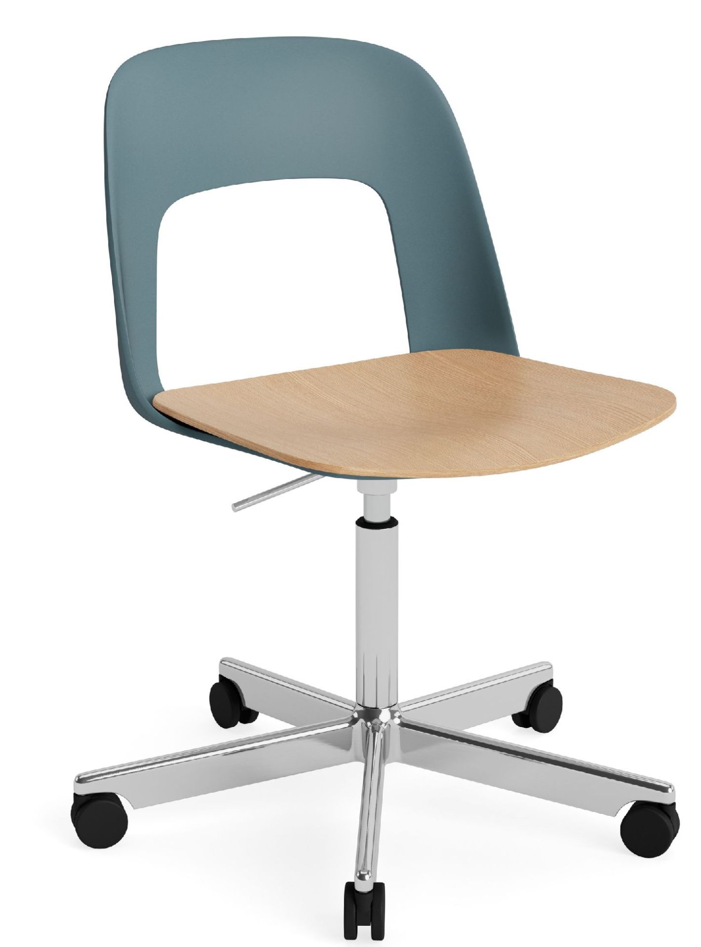 Layout Side Chair 142 5-star swivel base chair Hay  