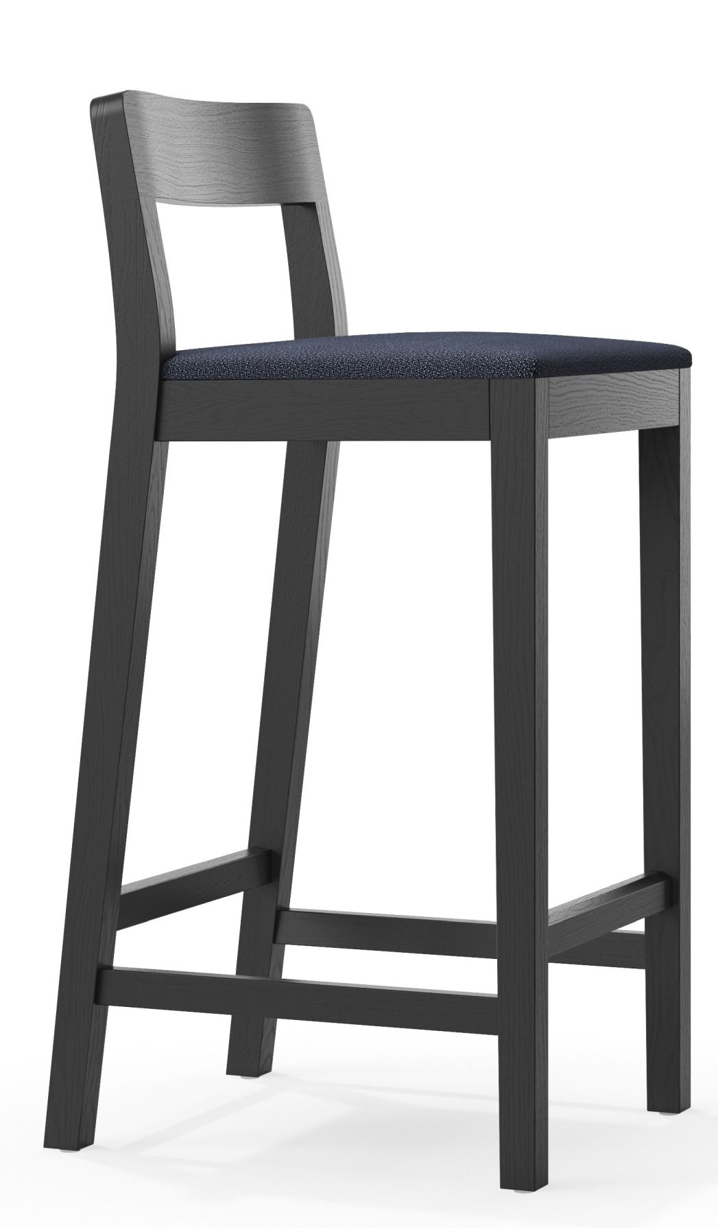 Sit Wood Bar Stool with Seat Cushion Zeitraum Sit Wood Bar Stool with Seat Cushion Zeitraum