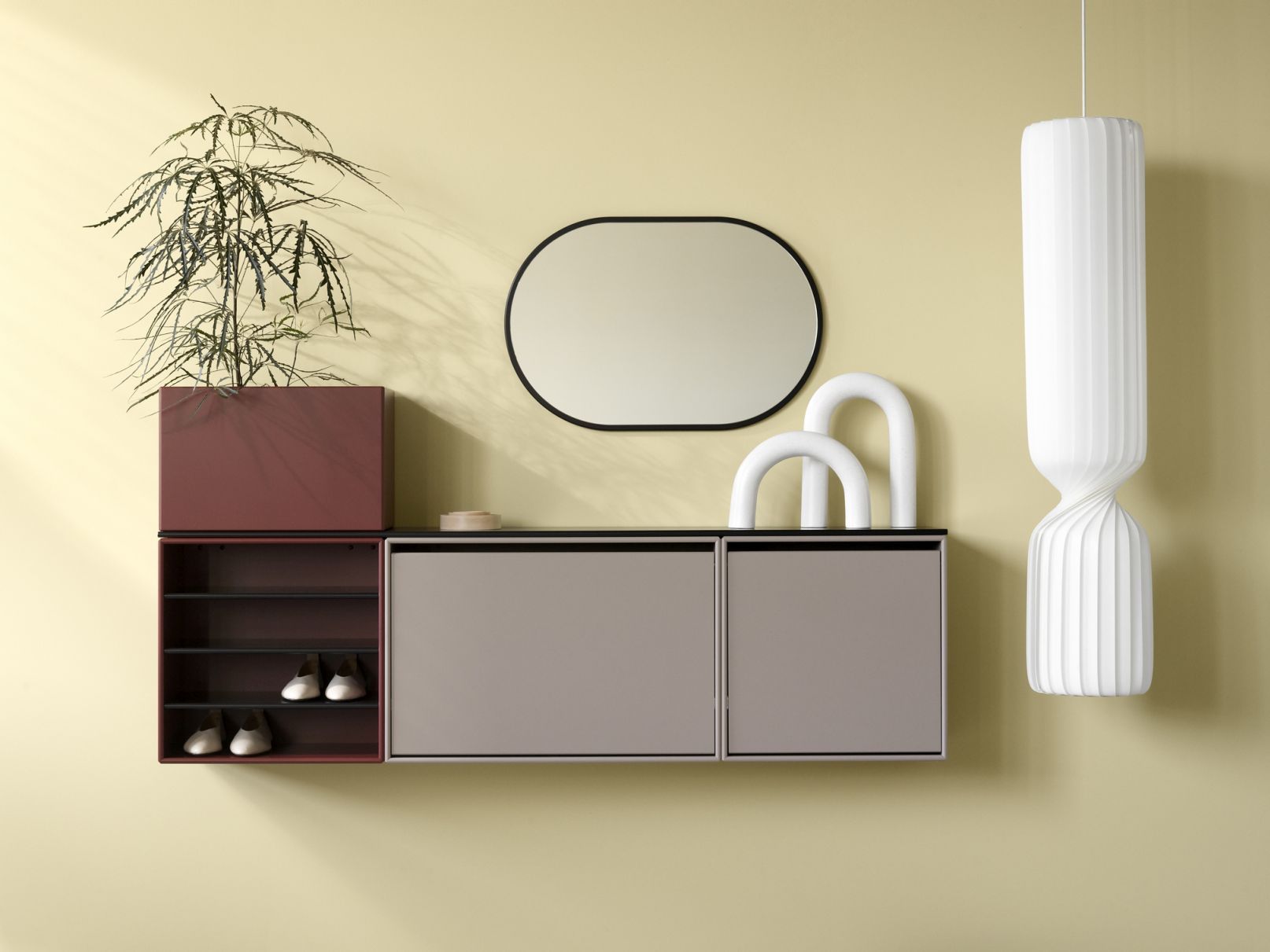 Hide Shoe cabinet Oat Montana QUICK SHIP