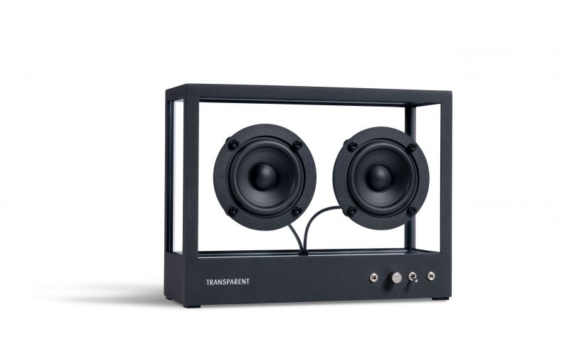 Small transparent speaker Transparent