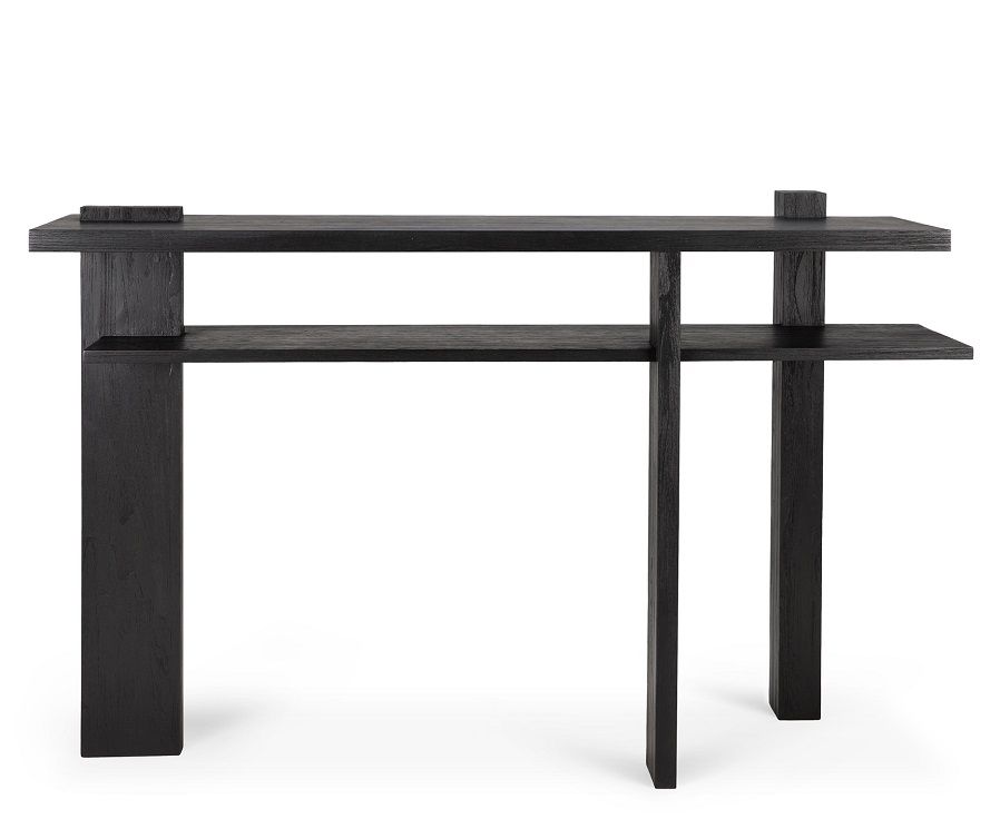 Abstract Console Oak Black Ethnicraft 