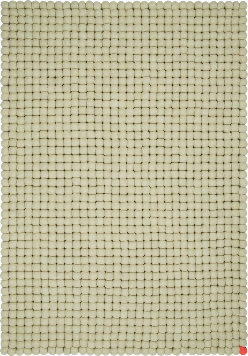 Big One Rectangular Felt carpet 180 x 260 cm myfelt Green beige