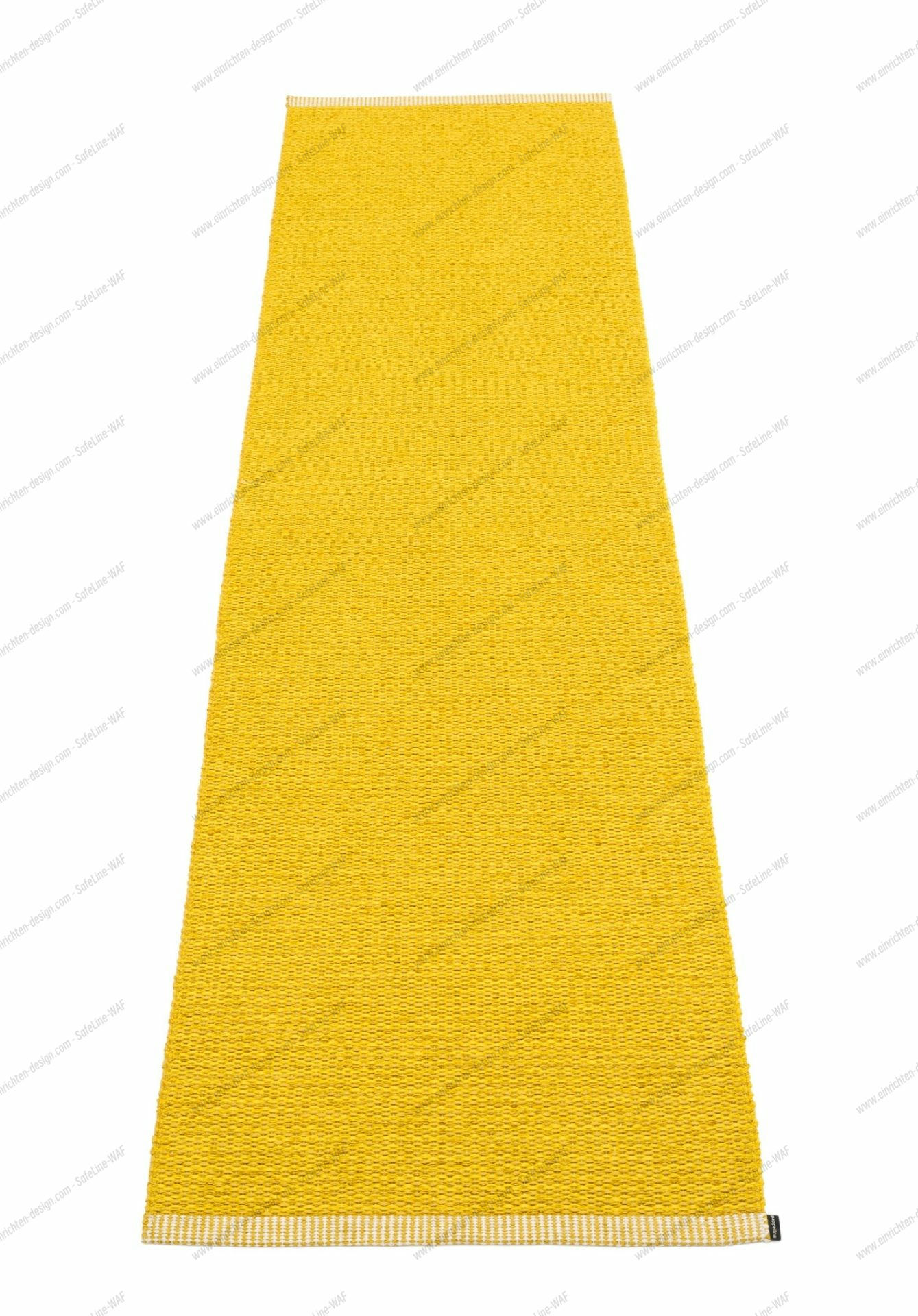 Mono Plastic Carpet 60x250 Pappelina Mustard